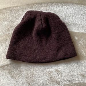 Brown winter beanie